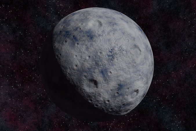 Ice planet 003-beta Low-poly 3D model