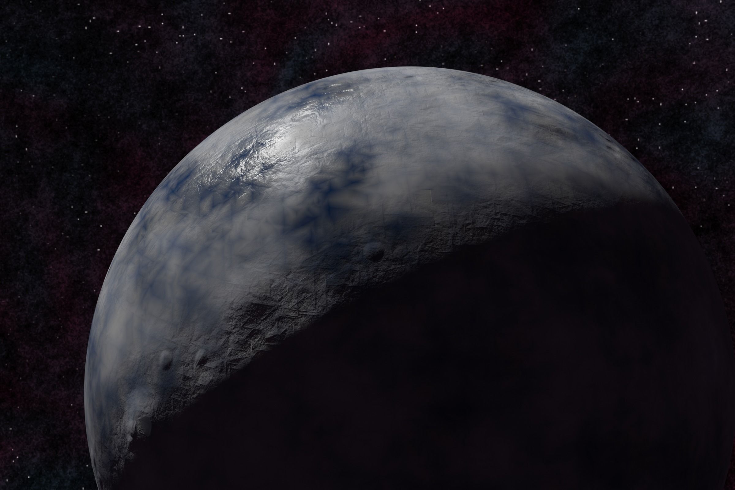 Ice planet 003-beta Low-poly 3D model_6