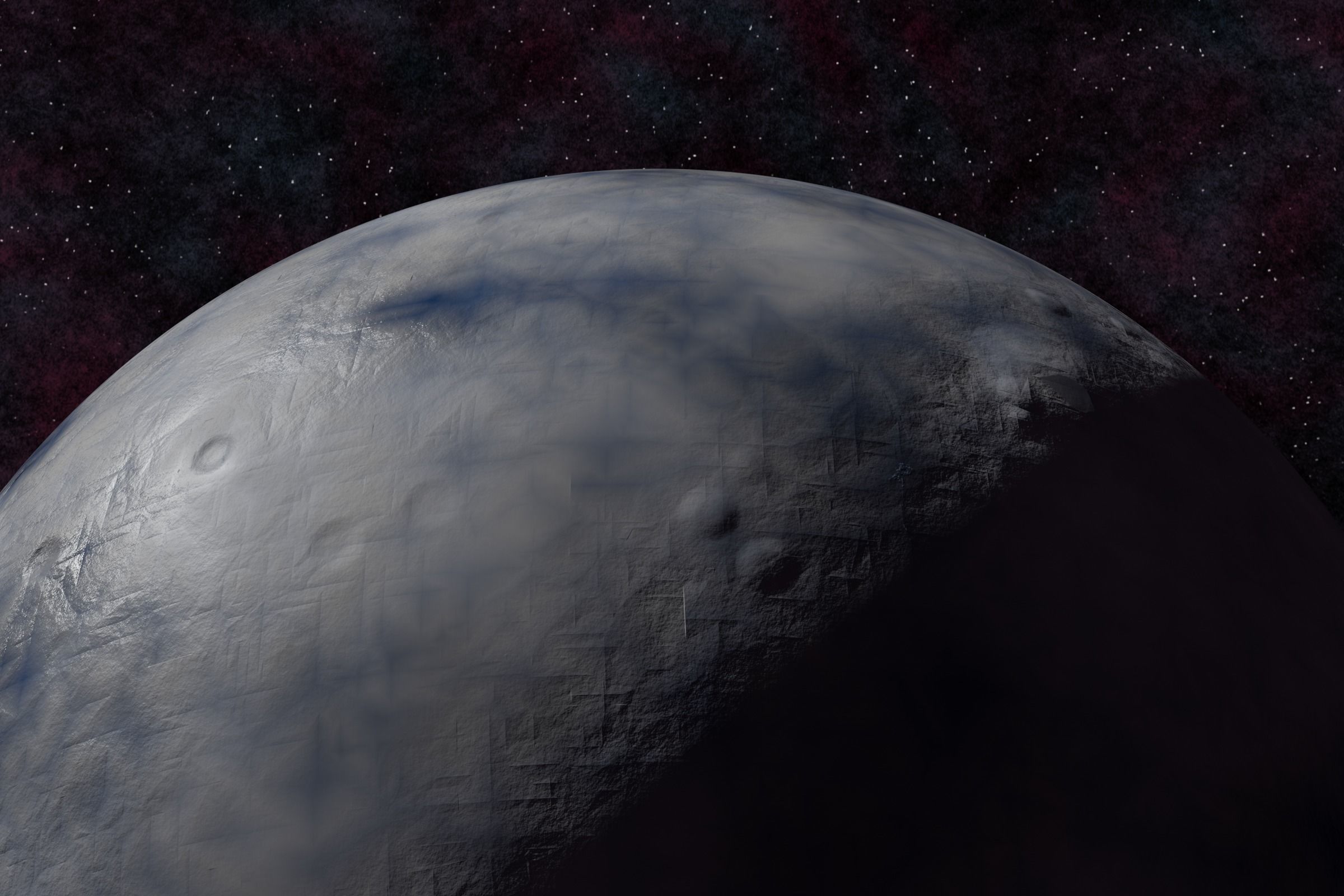 Ice planet 003-beta Low-poly 3D model_5