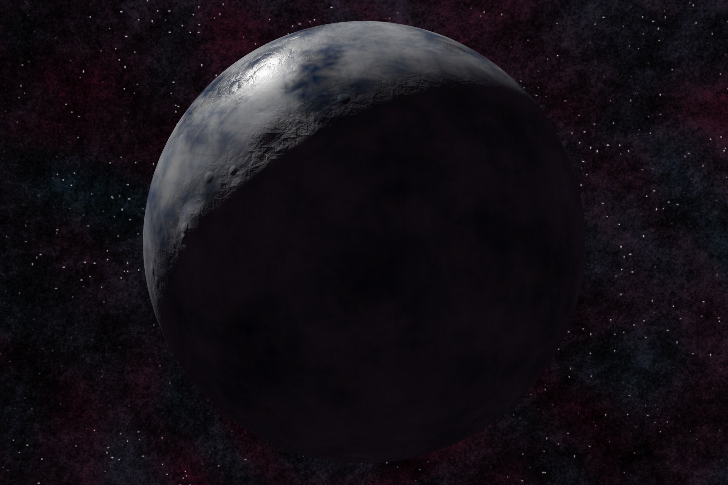 Ice planet 003-beta Low-poly 3D model_9