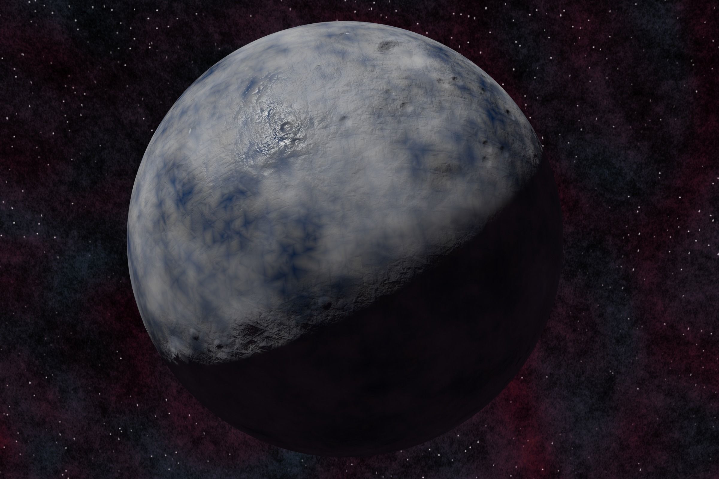 Ice planet 003-beta Low-poly 3D model_7