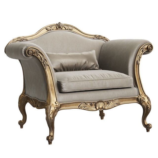 Classic Sofa and ArmChair Collection Vol 01    16 Items 3D model_13