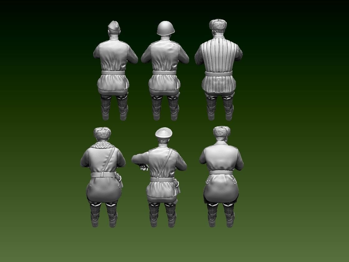 chauffeur ussr ww2 3D print model_11