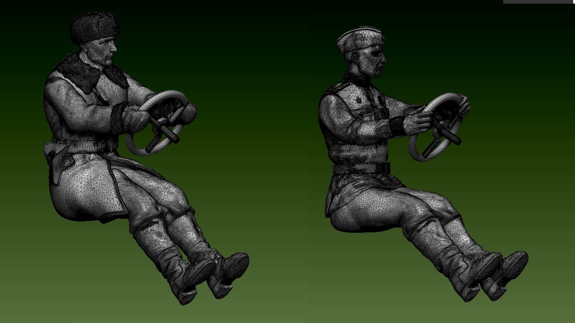 chauffeur ussr ww2 3D print model_24