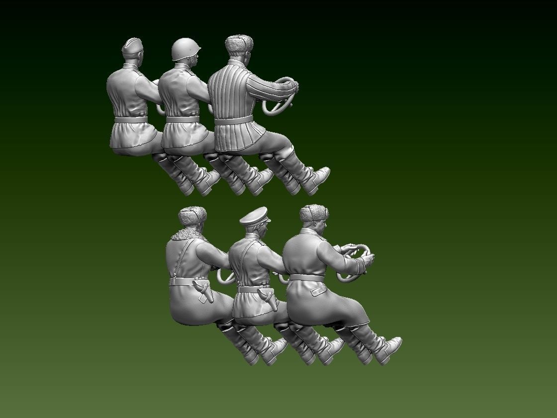 chauffeur ussr ww2 3D print model_8