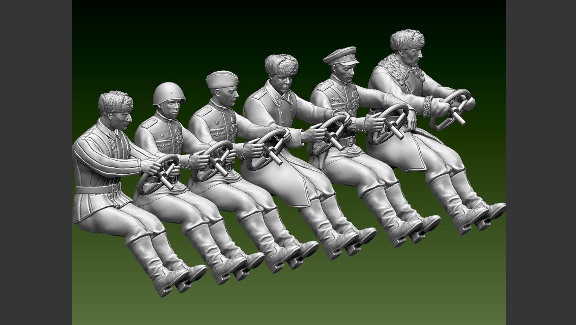 chauffeur ussr ww2 3D print model_17