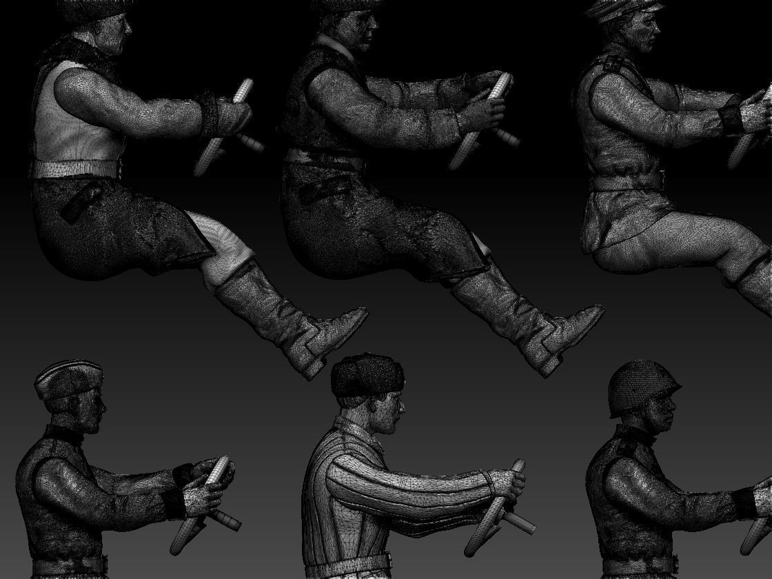 chauffeur ussr ww2 3D print model_12