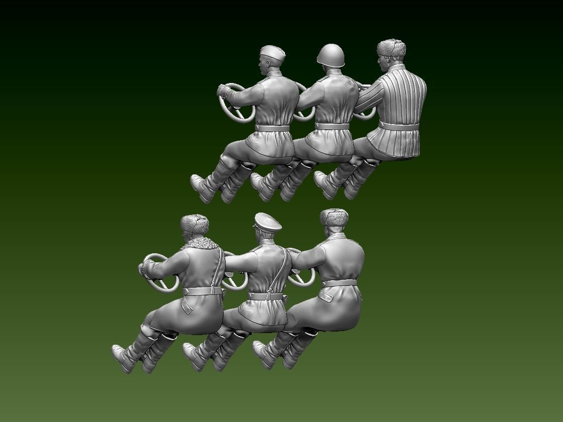 chauffeur ussr ww2 3D print model_10