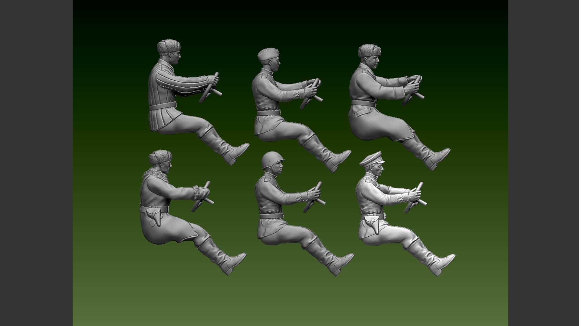 chauffeur ussr ww2 3D print model_15