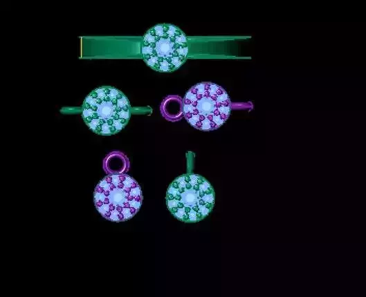 silver set suit necklace