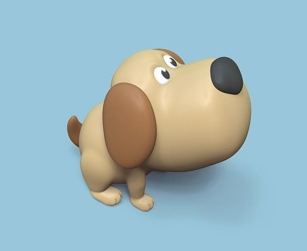 Funny Dog 3D print model