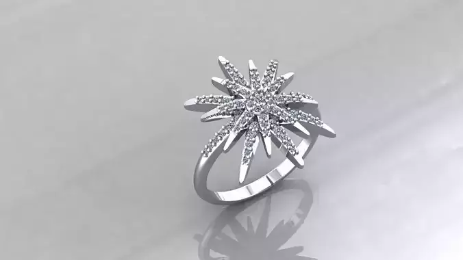 Sun Ring Soleil Diamond