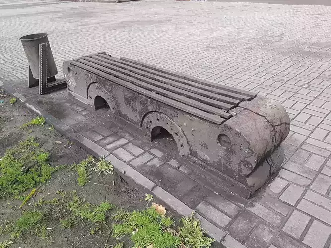 3DF Zephyr - Bench Free low-poly 3D model