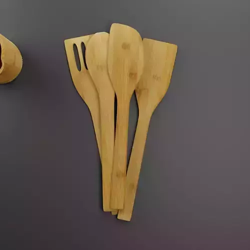 Laddles Spatula PBR Low-poly 3D model