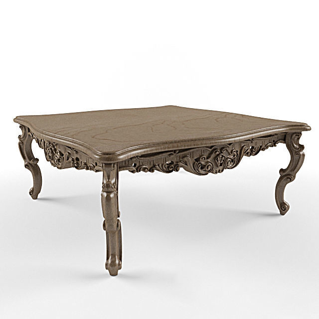 Classic Table Collection Vol 01 15 Items  3D model_8