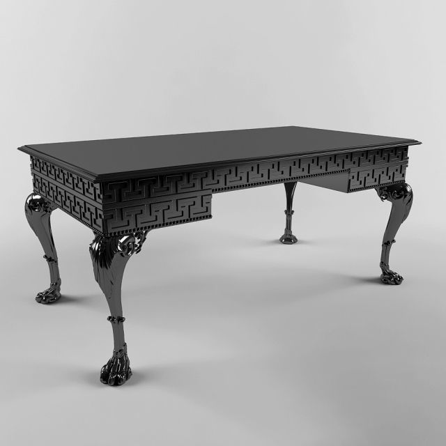 Classic Table Collection Vol 01 15 Items  3D model_11
