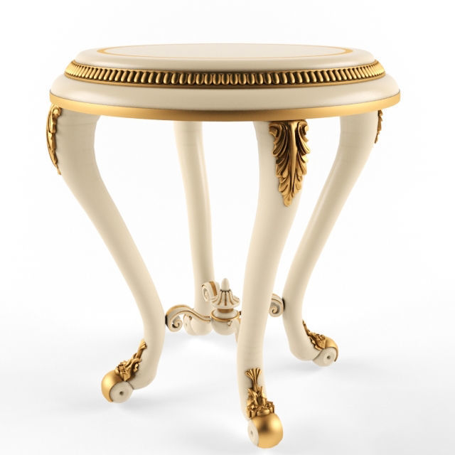 Classic Table Collection Vol 01 15 Items  3D model_6