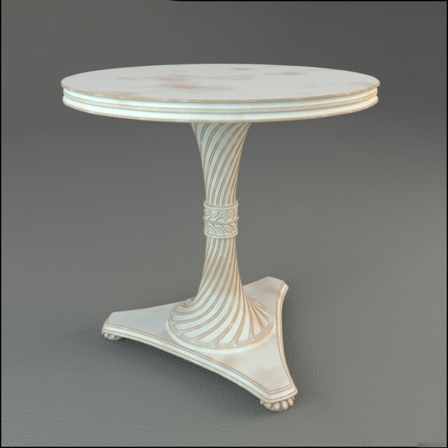 Classic Table Collection Vol 01 15 Items  3D model_15