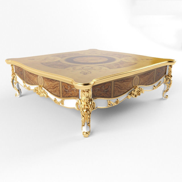 Classic Table Collection Vol 01 15 Items  3D model_10