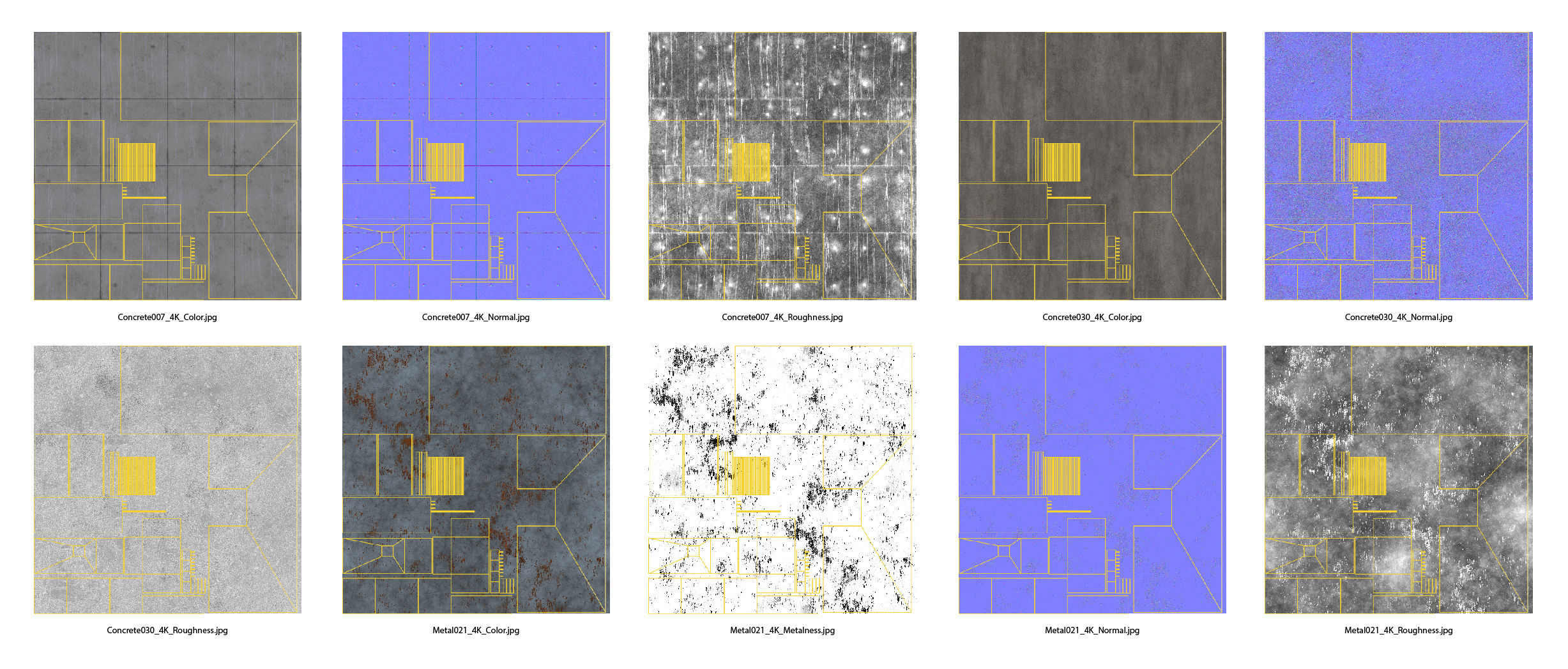 Empty room interior 07 3D model_9
