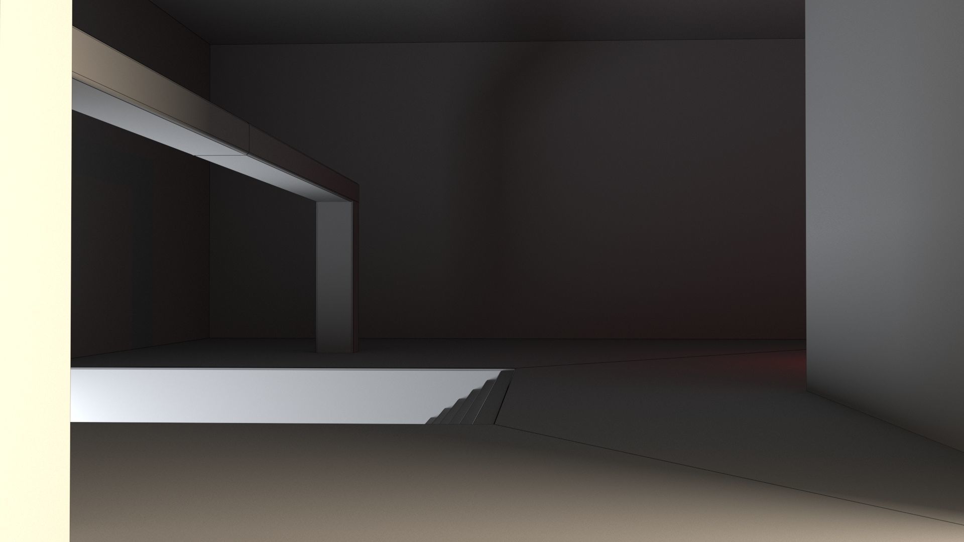 Empty room interior 07 3D model_13