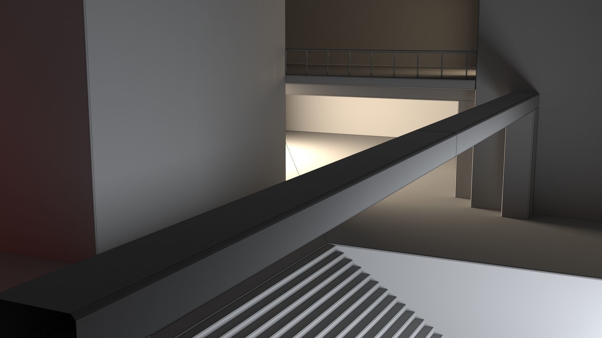 Empty room interior 07 3D model_15