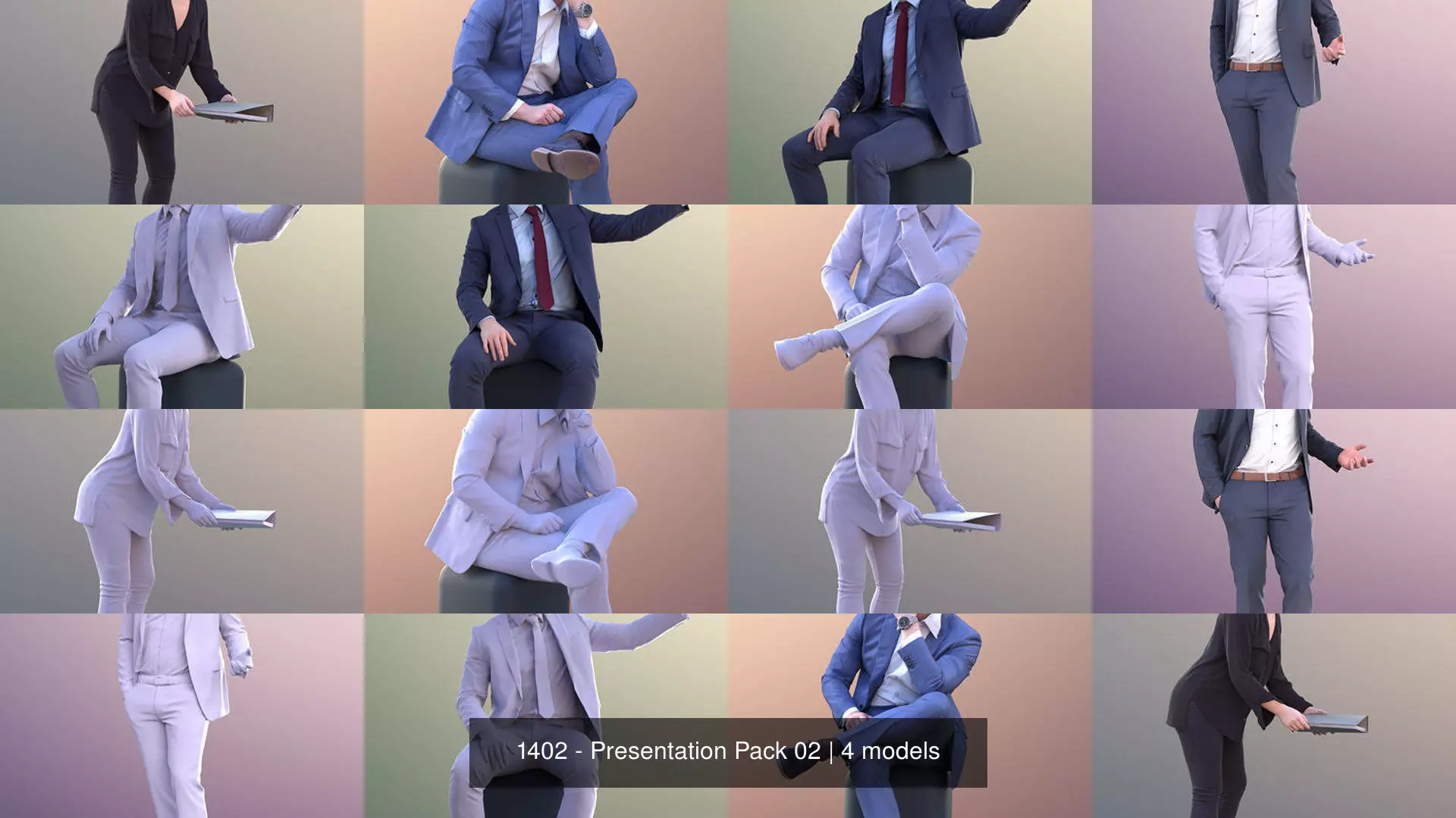 1402 - Presentation Pack 02 3D Model Collection_3