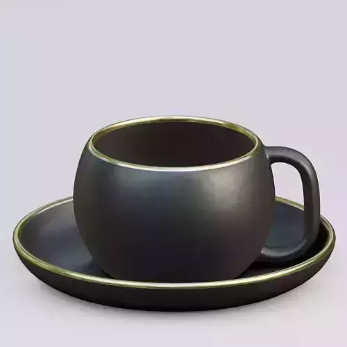 Black Espresso Cup