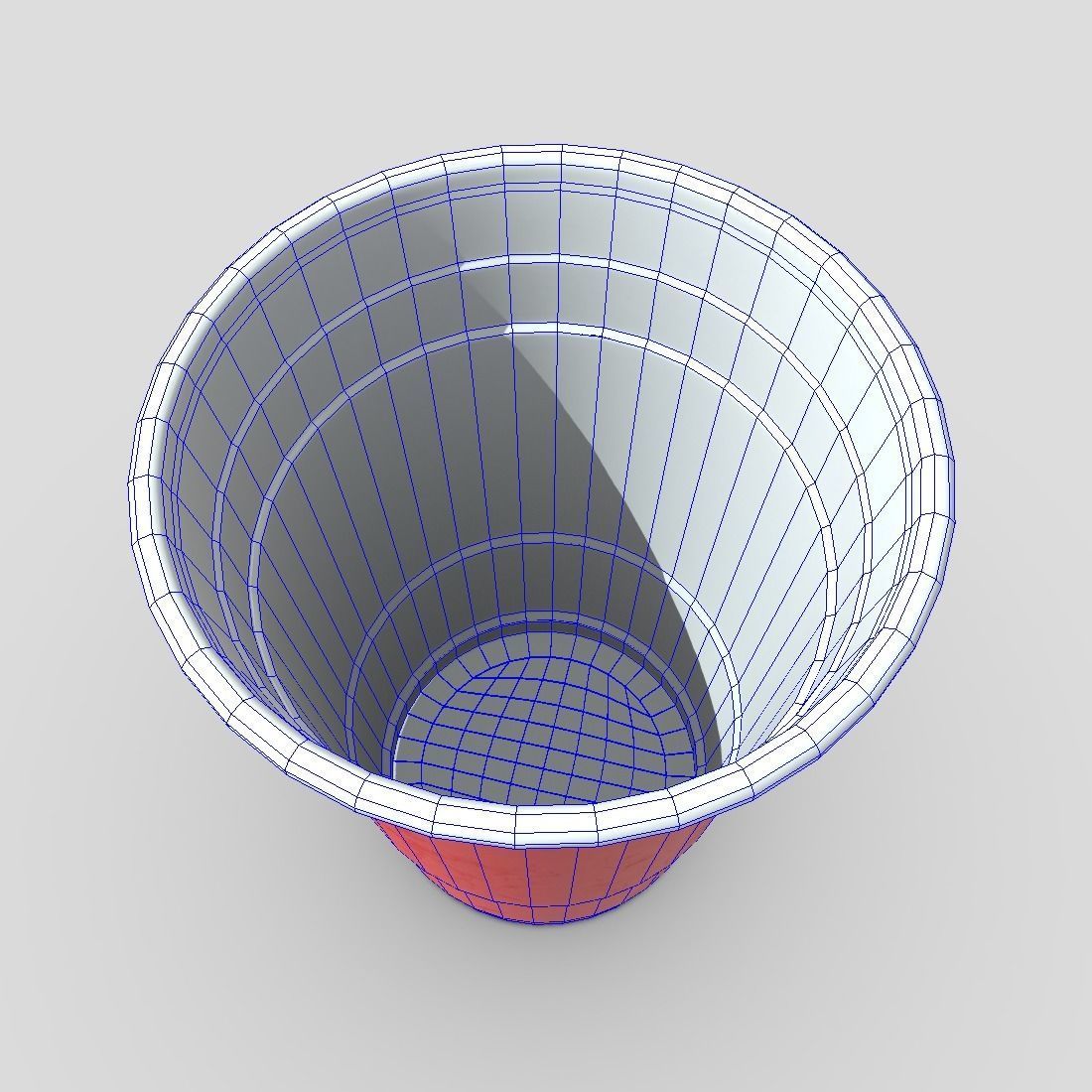 CC0 - Red Cup Free low-poly 3D model_6