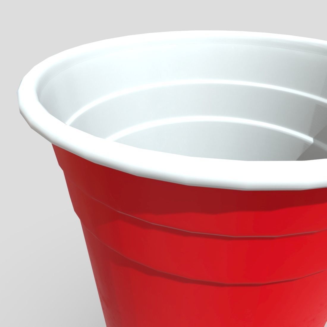 CC0 - Red Cup Free low-poly 3D model_13