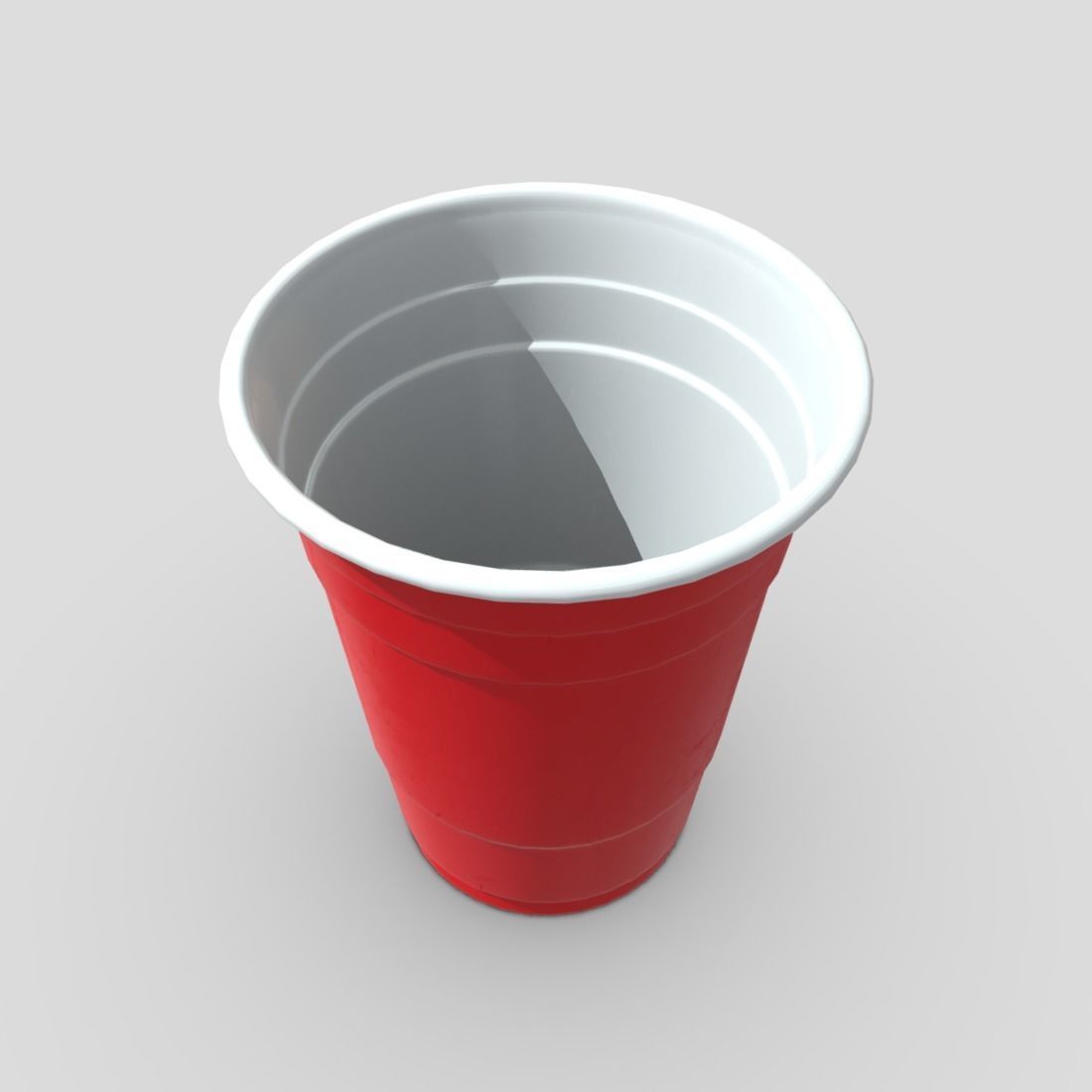 CC0 - Red Cup Free low-poly 3D model_3