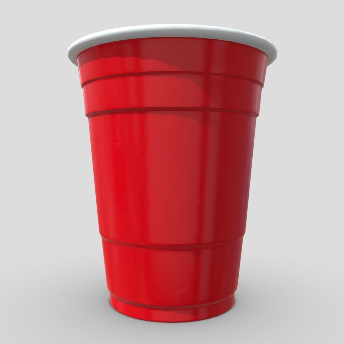 CC0 - Red Cup Free low-poly 3D model_9