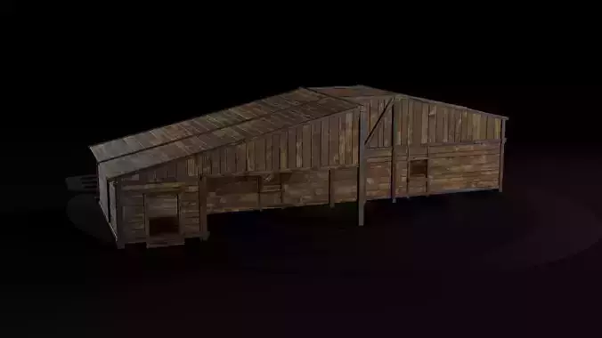 AAA Wooden Enterable Medieval Primal Thatched Cottage Hut 14 R