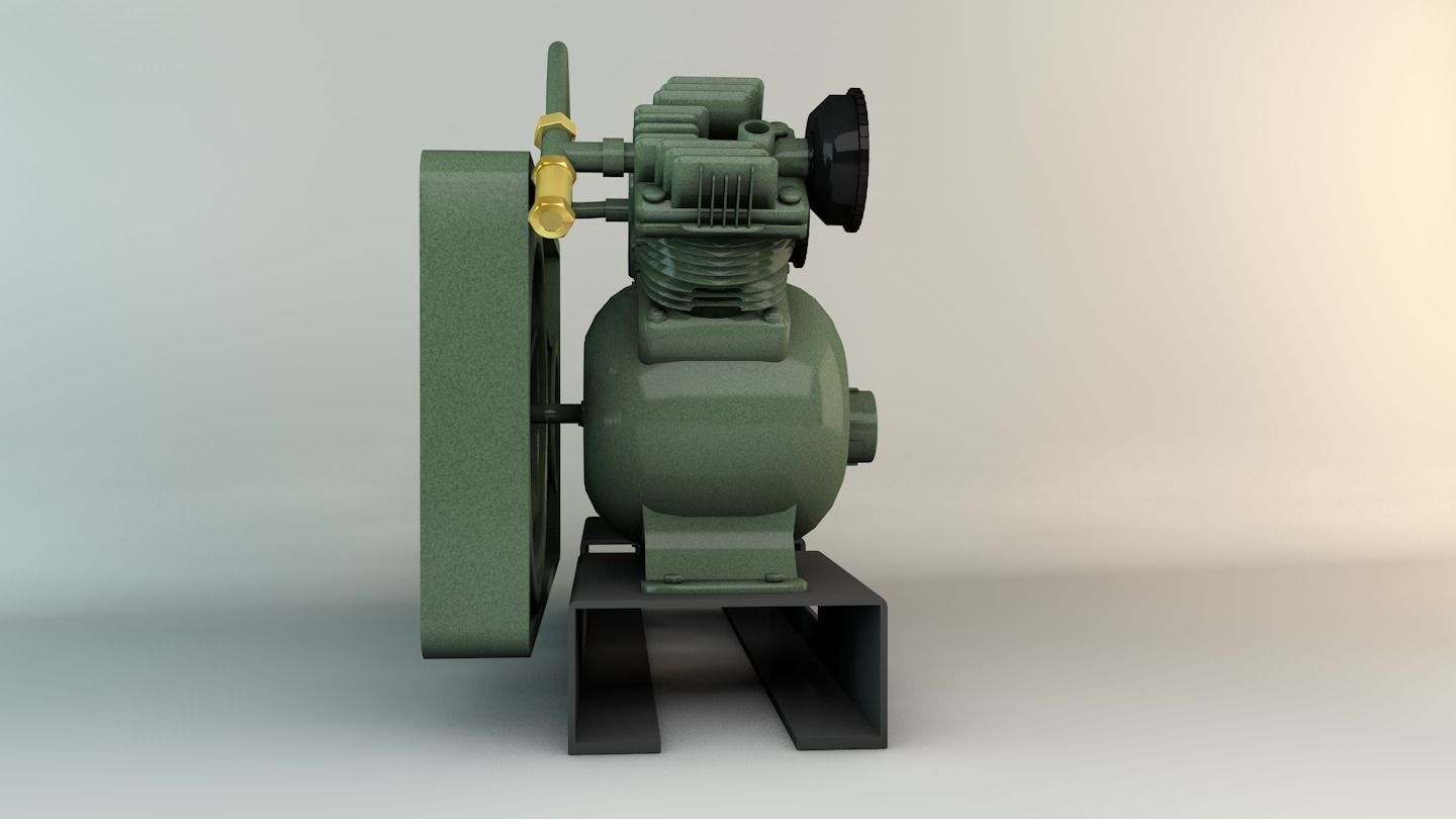 Compressor Motor 3D model_5