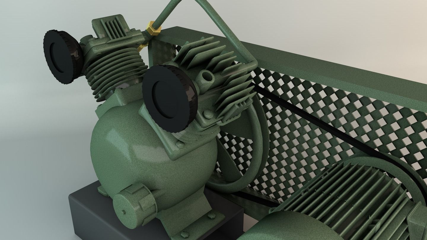 Compressor Motor 3D model_3