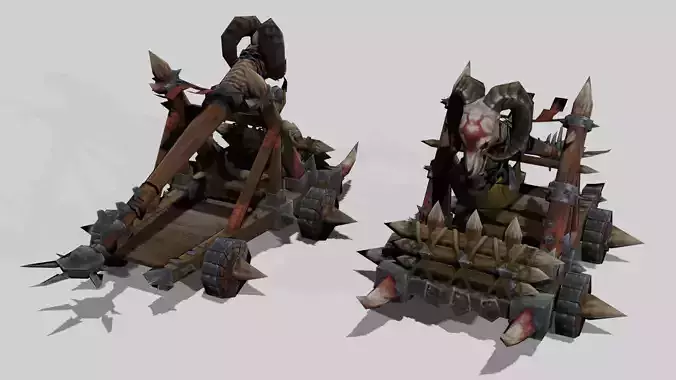 Stylized Medieval Catapult