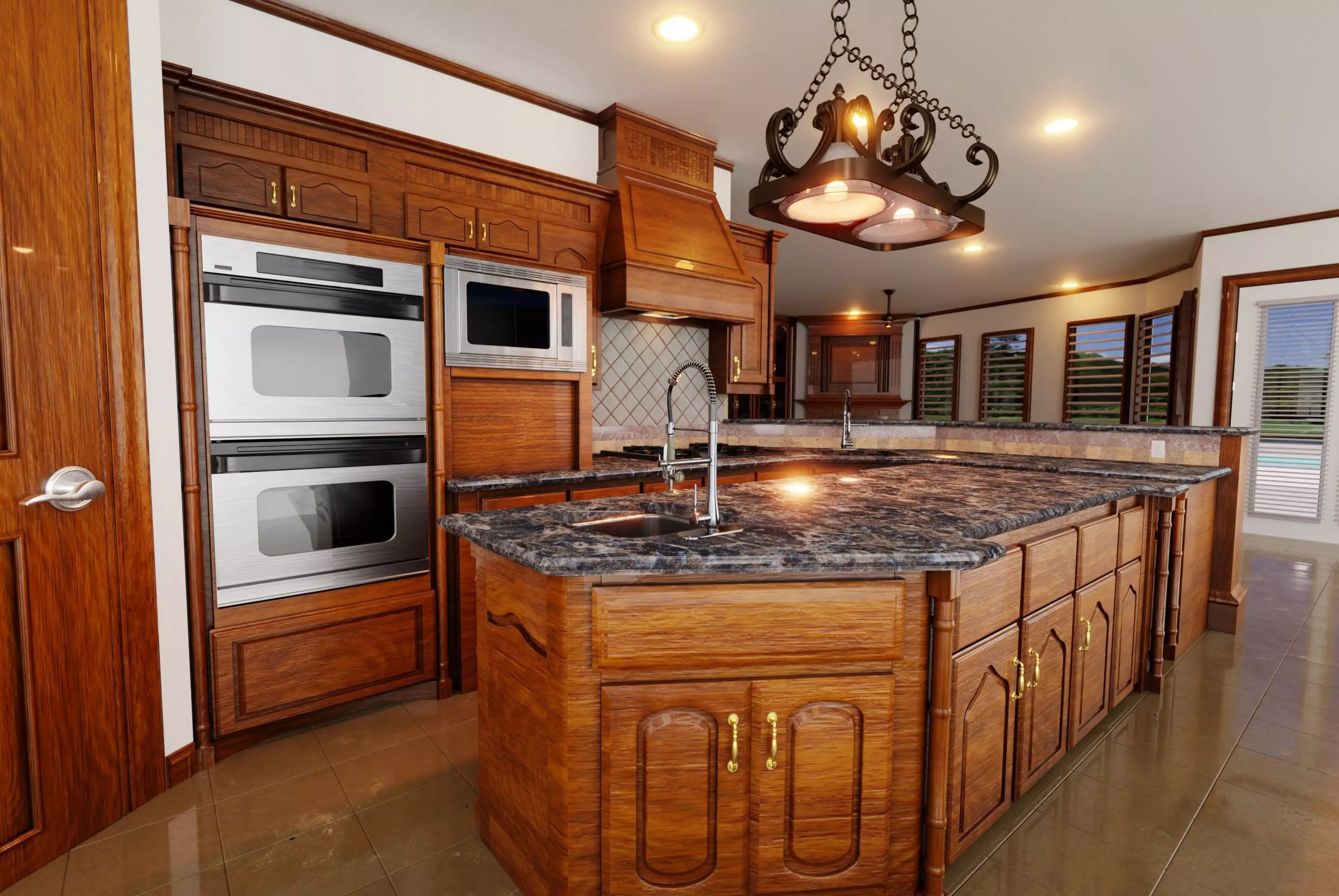 Kitchen hawaiian style 3D model_0