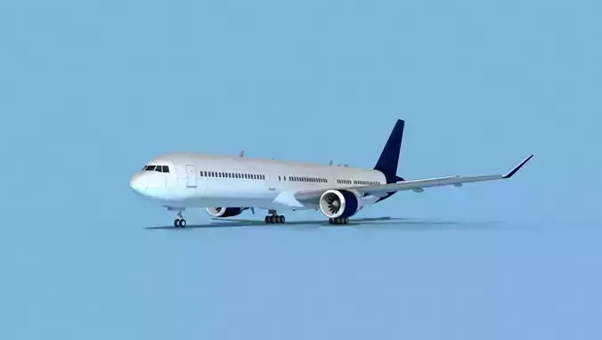 Boeing 767-400 Corporate 2 3D model Boeing 767-400 Corporate 2 3D model