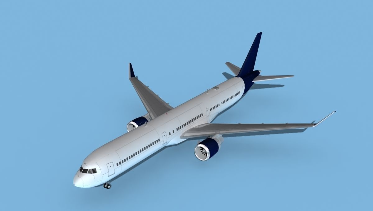 Boeing 767-400 Corporate 2 3D model_10