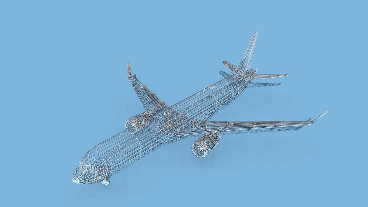 Boeing 767-400 Corporate 2 3D model_14