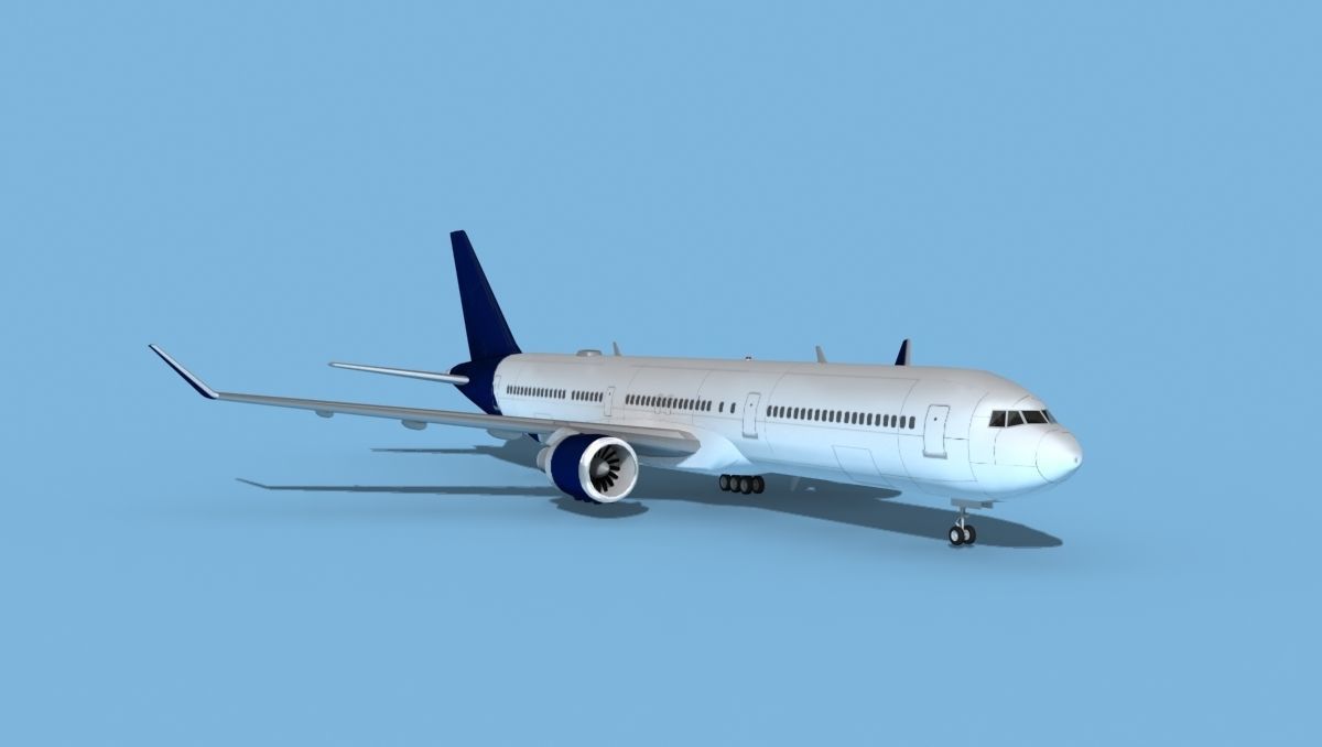 Boeing 767-400 Corporate 2 3D model_2