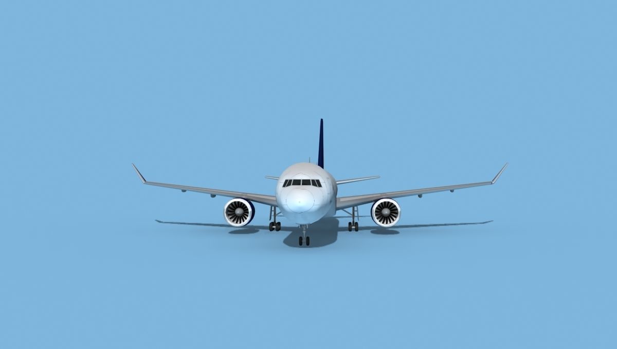 Boeing 767-400 Corporate 2 3D model_1