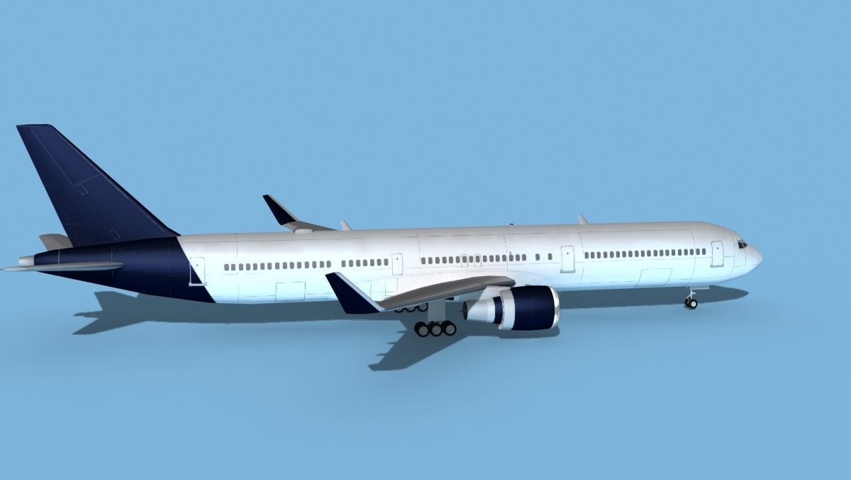 Boeing 767-400 Corporate 2 3D model_4