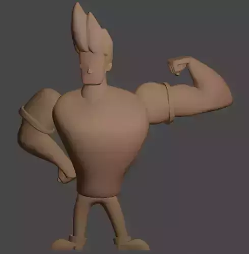 Johnny Bravo printable model