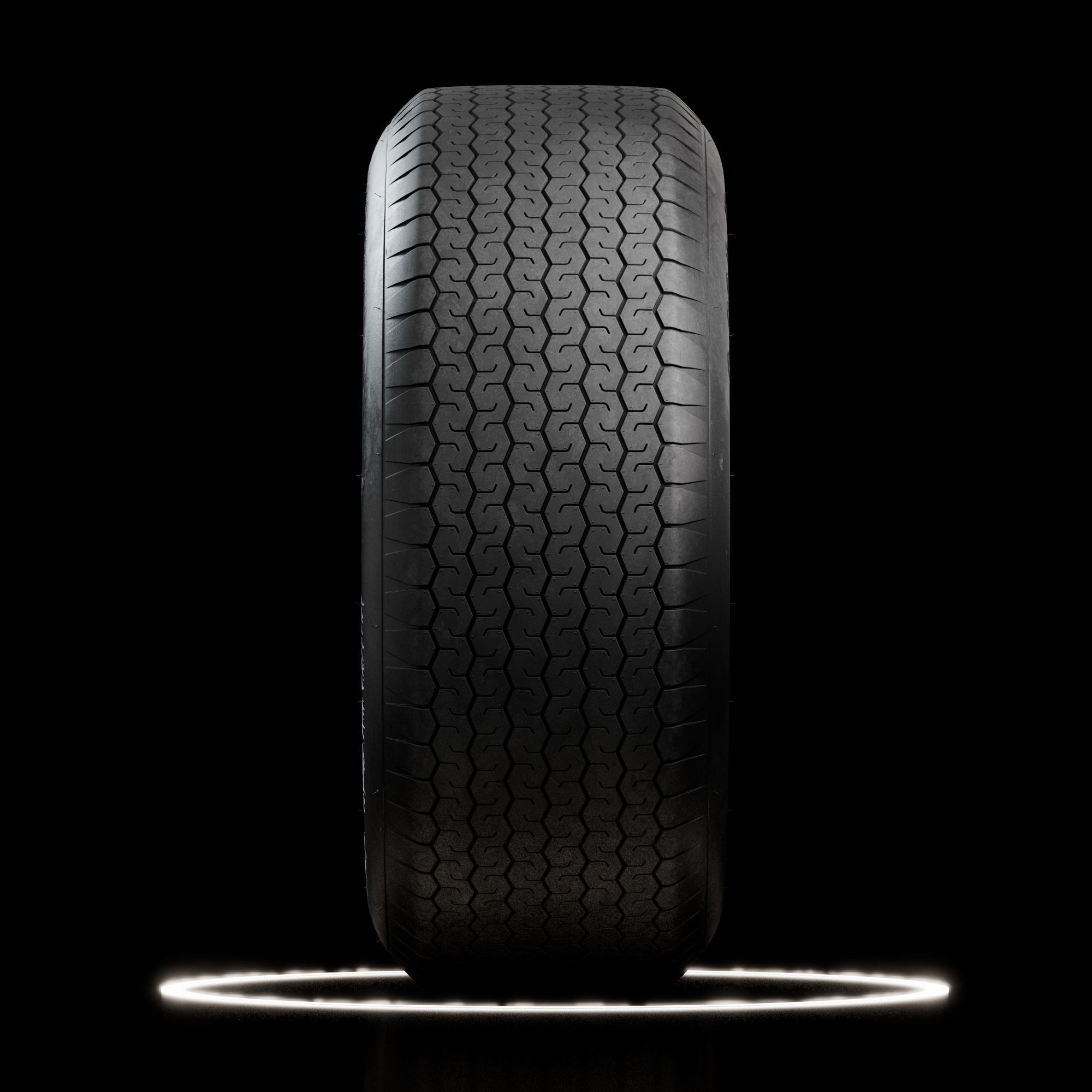 Dunlop CR65 600L 15 Front and Rear Tyres 3D model_5