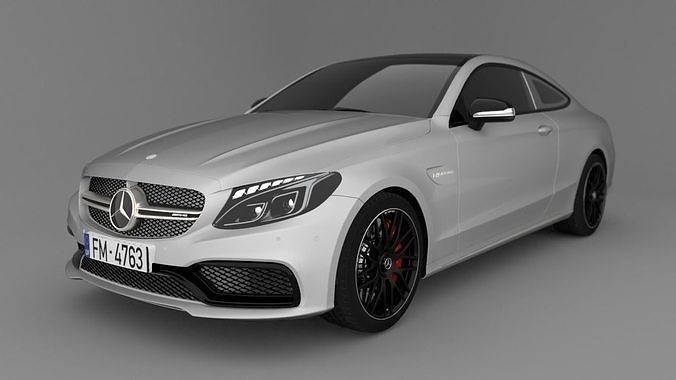 Mercedes-Benz S-Class AMG Sports C217 coupe HQ 2017 3D model 3D model