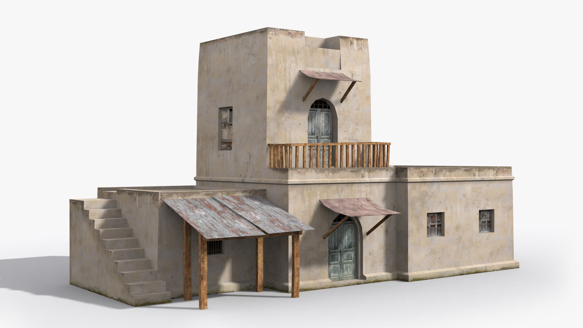 Arab xx10 Low-poly 3D model_5