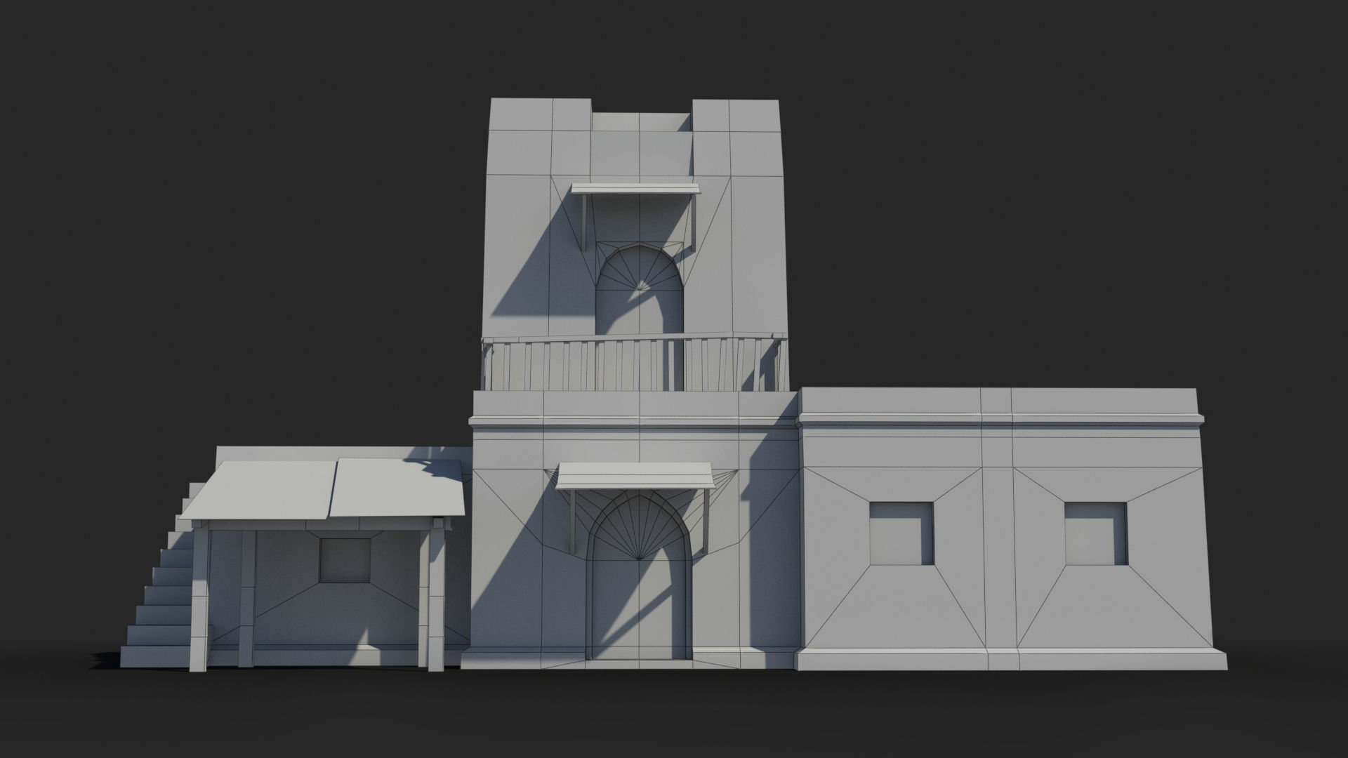 Arab xx10 Low-poly 3D model_7