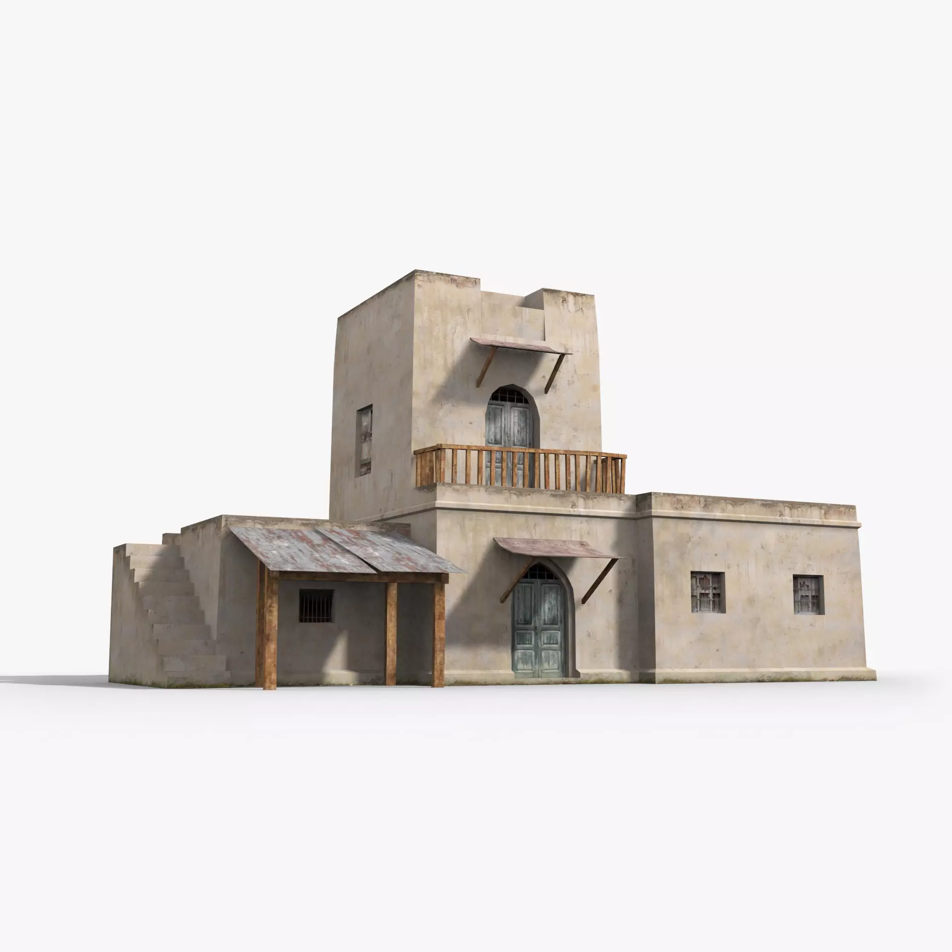 Arab xx10 Low-poly 3D model_0