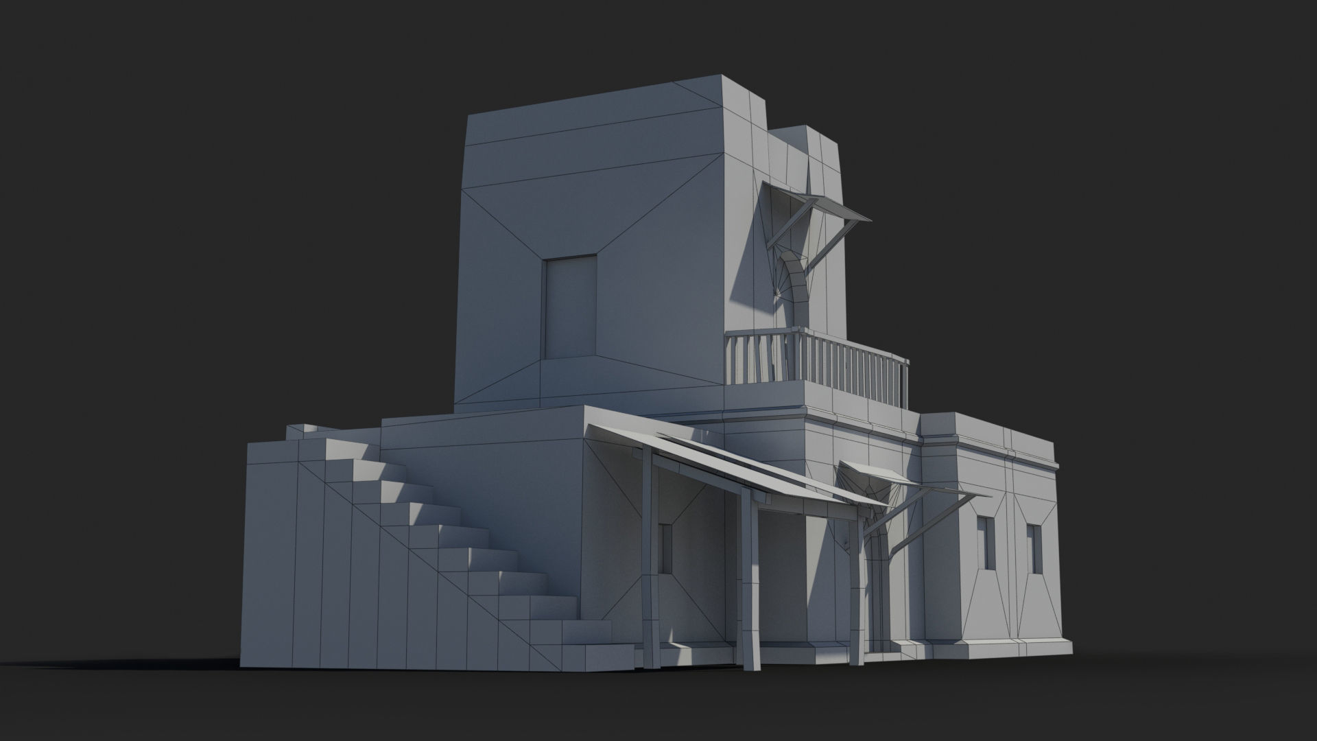 Arab xx10 Low-poly 3D model_10